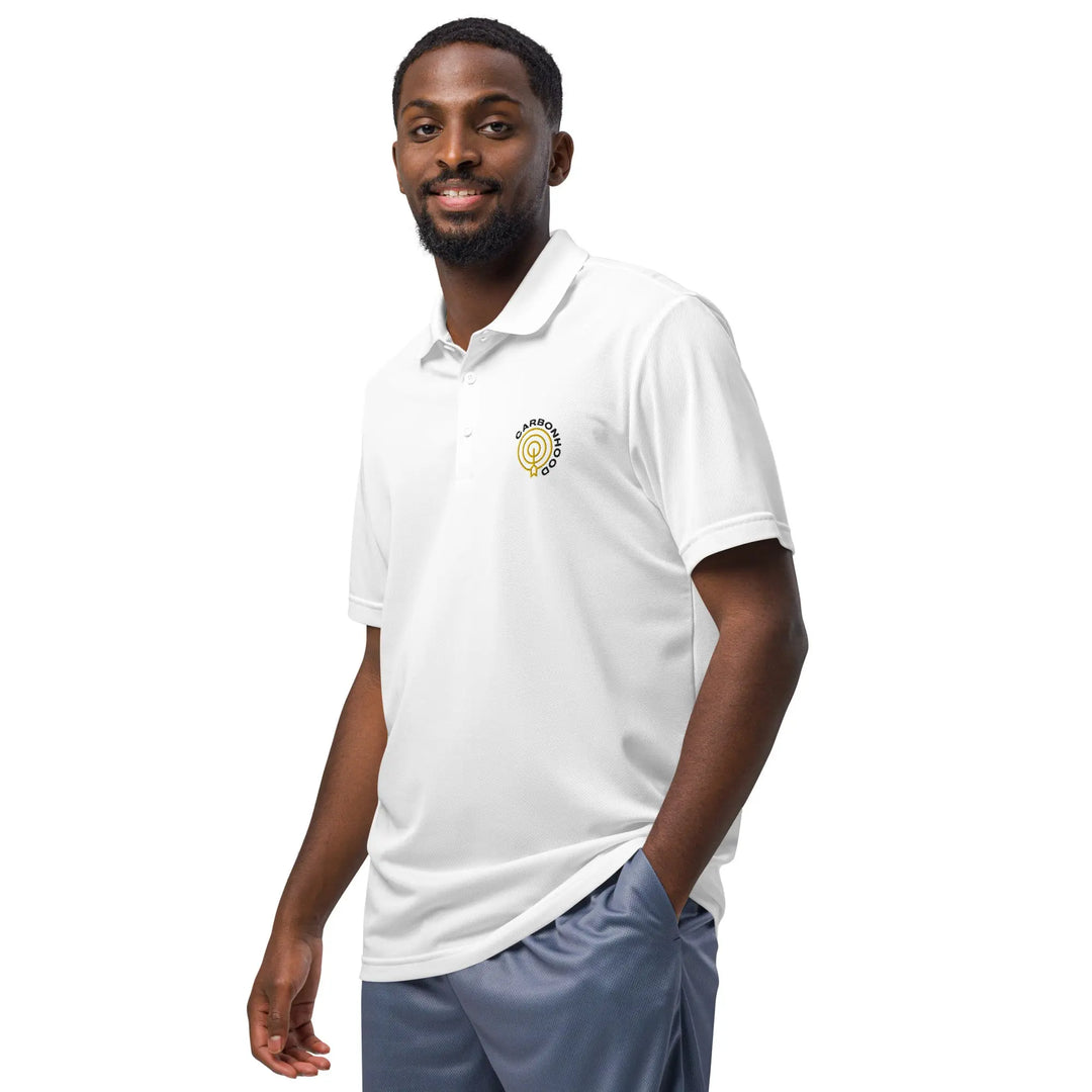 Adidas sport polo | Carbon Hood GeorgeKenny Design