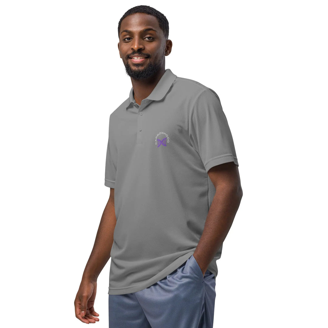 Adidas sport polo | Carbon Hood GeorgeKenny Design