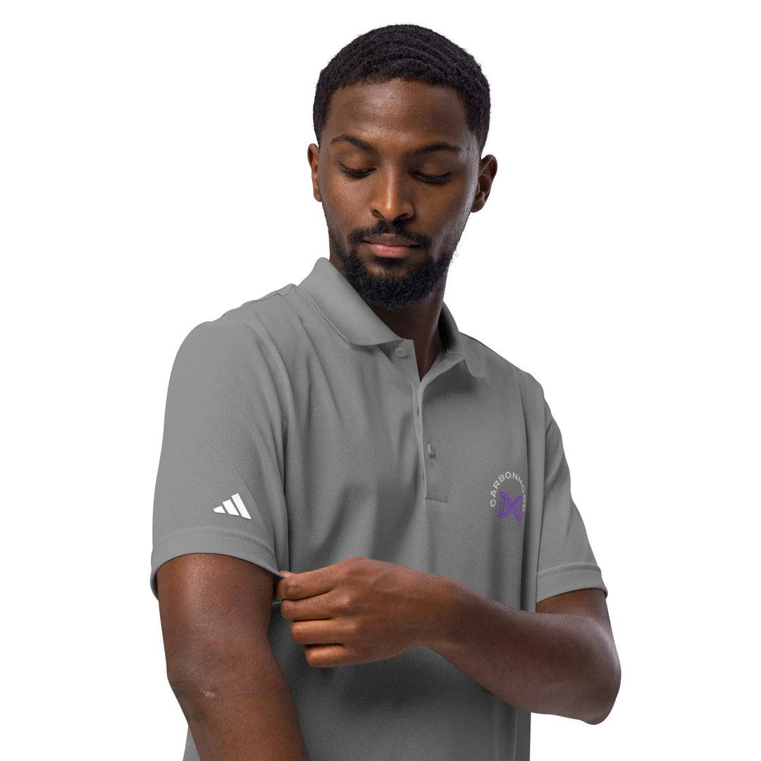 Adidas sport polo | Carbon Hood GeorgeKenny Design