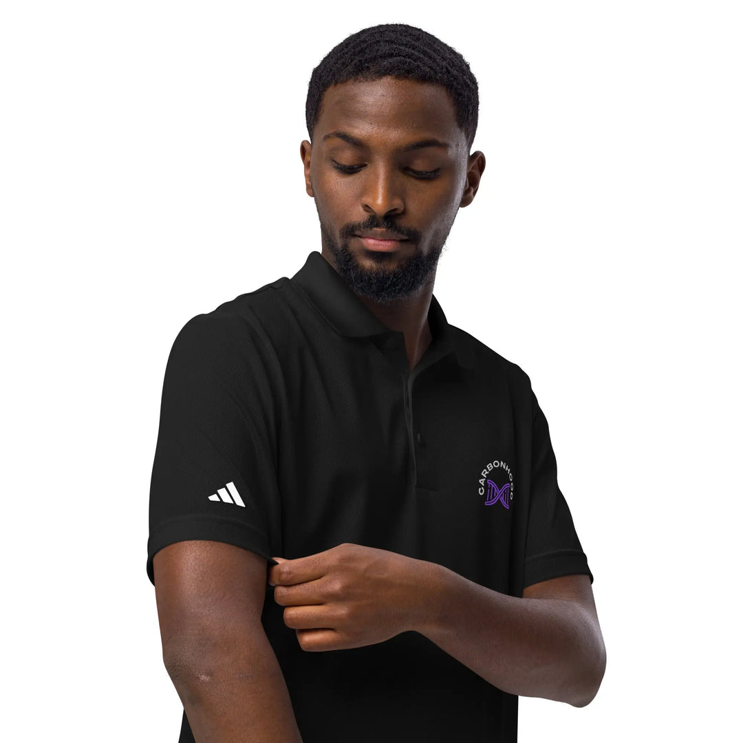 Adidas sport polo | Carbon Hood GeorgeKenny Design