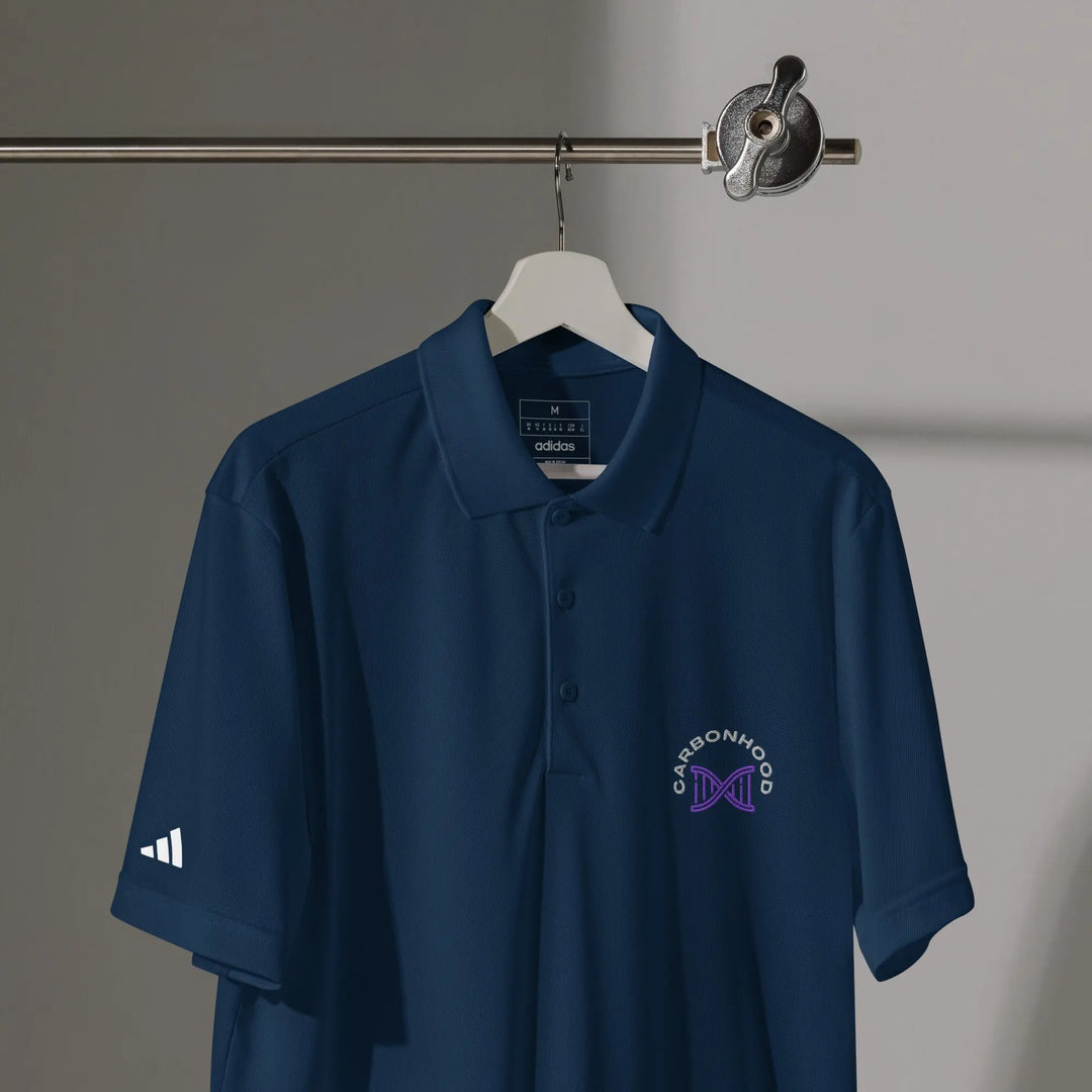 Adidas sport polo | Carbon Hood GeorgeKenny Design