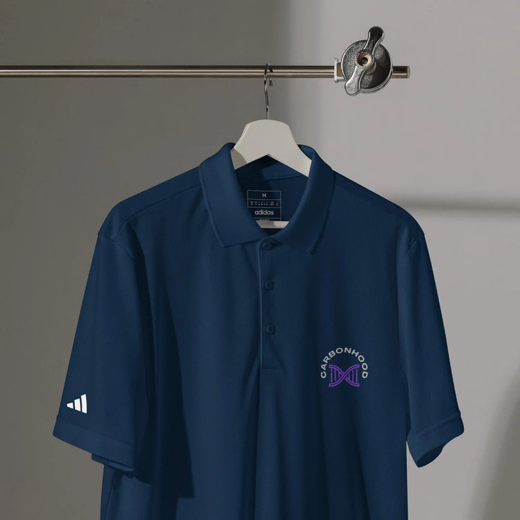 Adidas sport polo | Carbon Hood GeorgeKenny Design