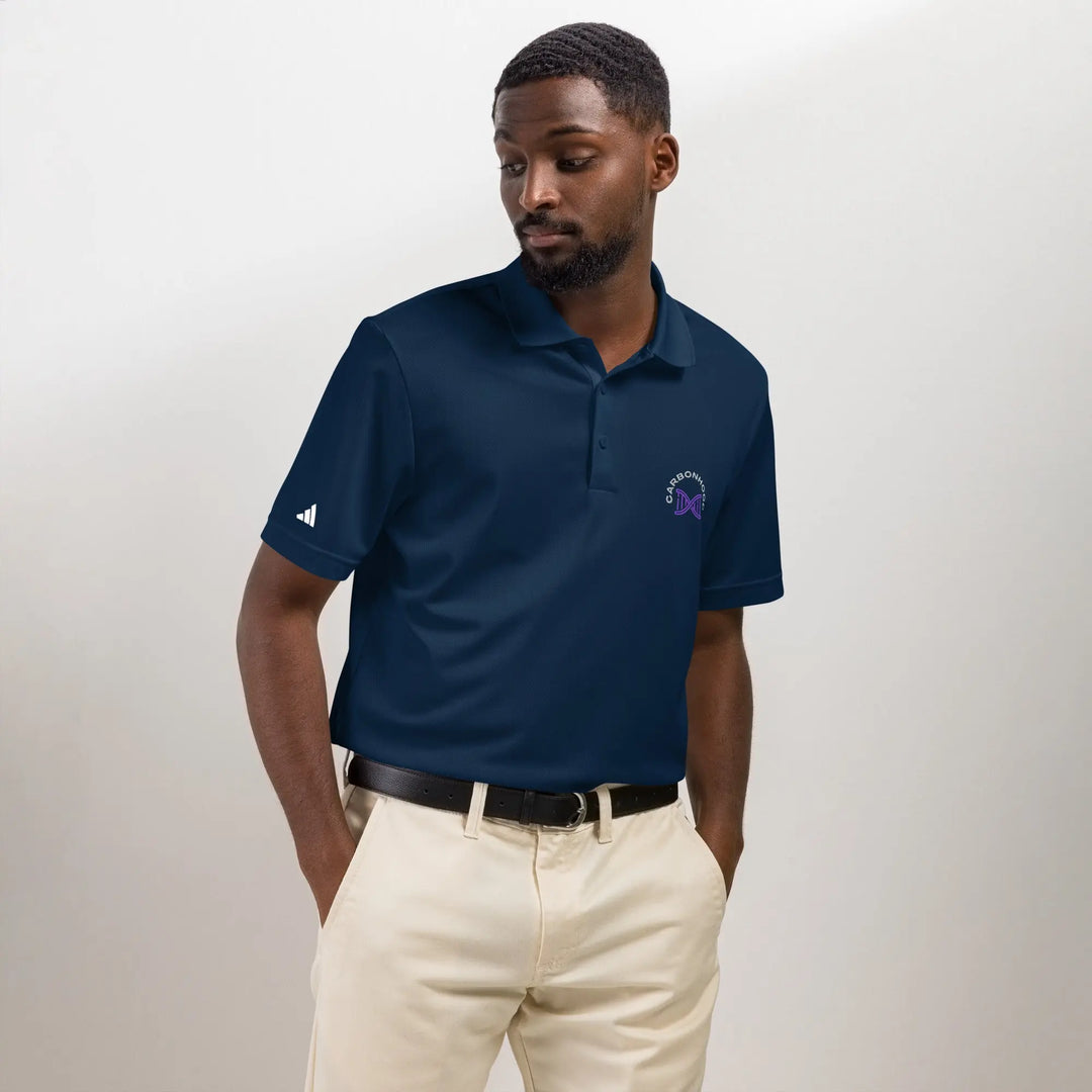 Adidas sport polo | Carbon Hood GeorgeKenny Design