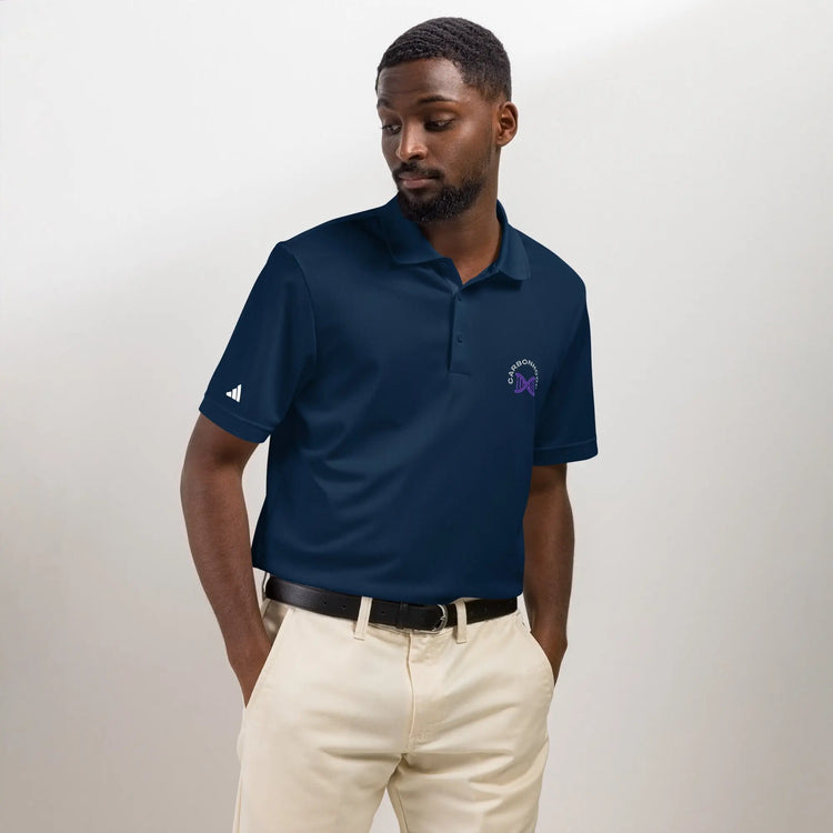 Adidas sport polo | Carbon Hood GeorgeKenny Design