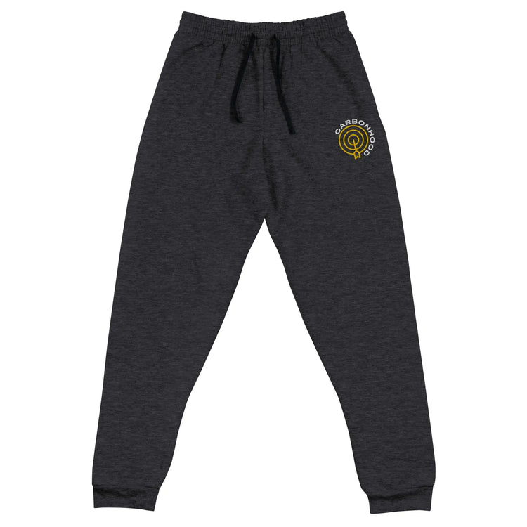 Carbon Hood Bulls Eye | Embroidered Joggers GeorgeKenny Design