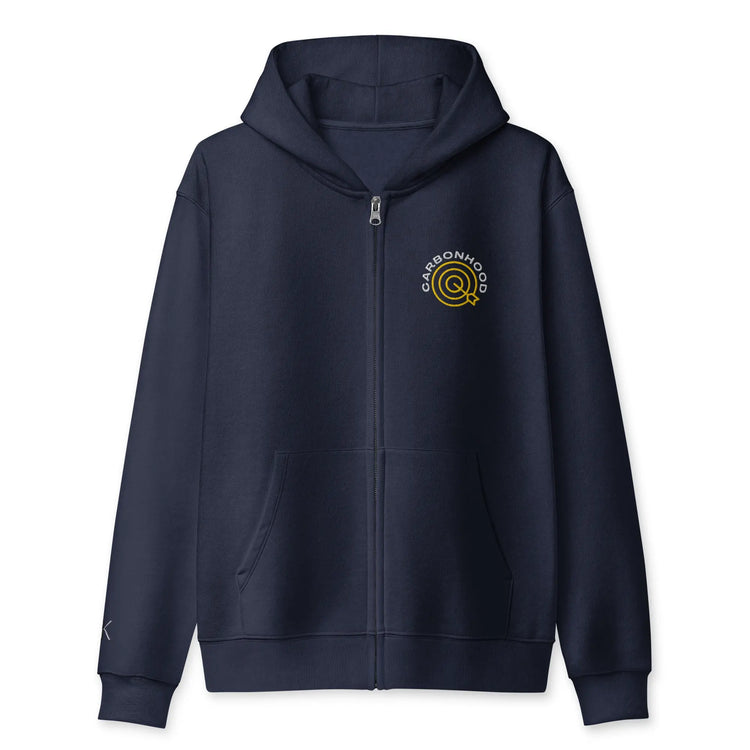 Carbon Hood l Full Zip Hoodie l GK Ventures GeorgeKenny Design
