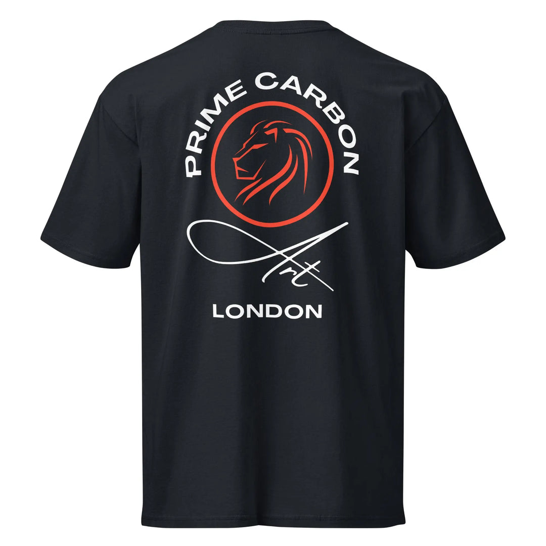 Cotton Heritage I Premium Short Sleeve Tee | Prime Carbon GeorgeKenny Design