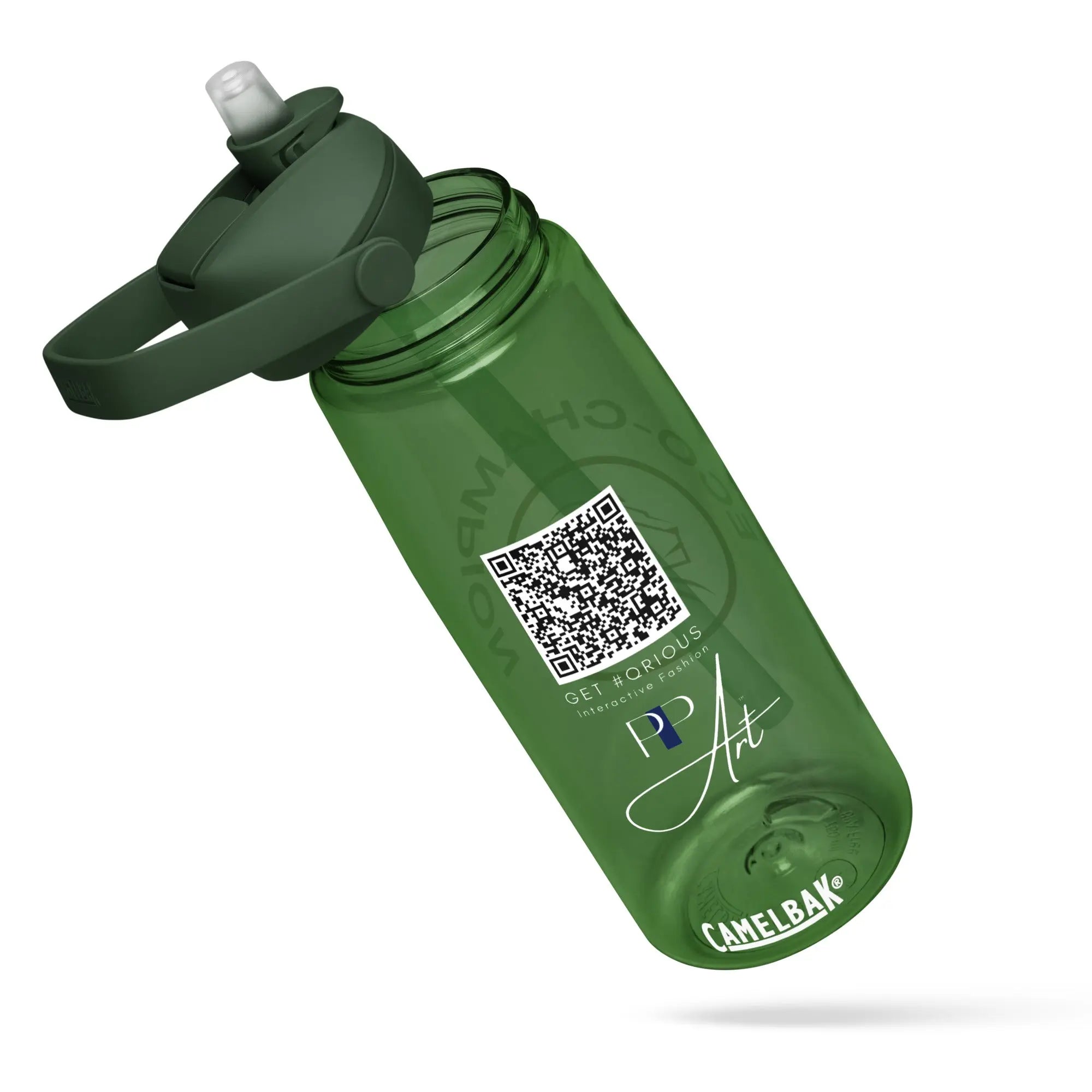 Eco Champion | Flip straw water bottle GeorgeKenny Design