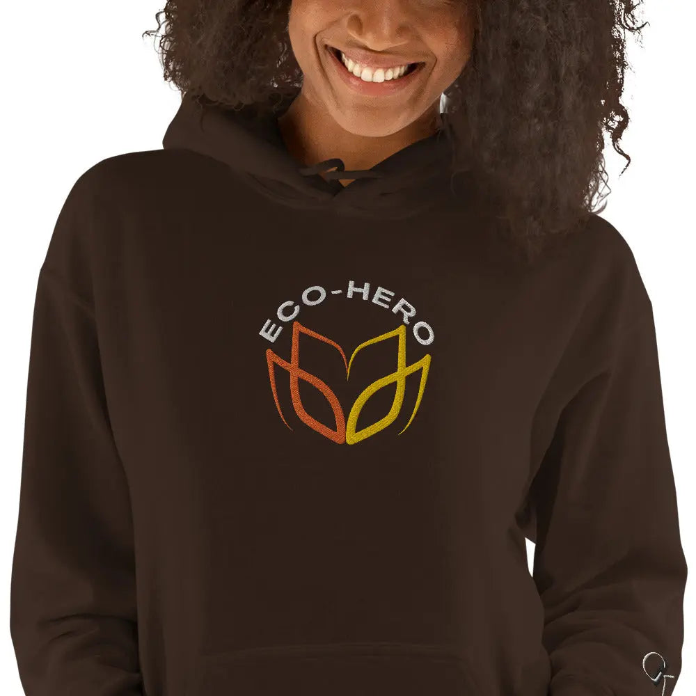 Eco-Hero Bloom | Embroidered Hoodie GeorgeKenny Design