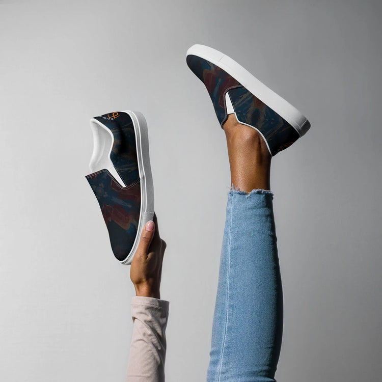 Eco-Hero | Women’s slip-on canvas shoes GeorgeKenny Design