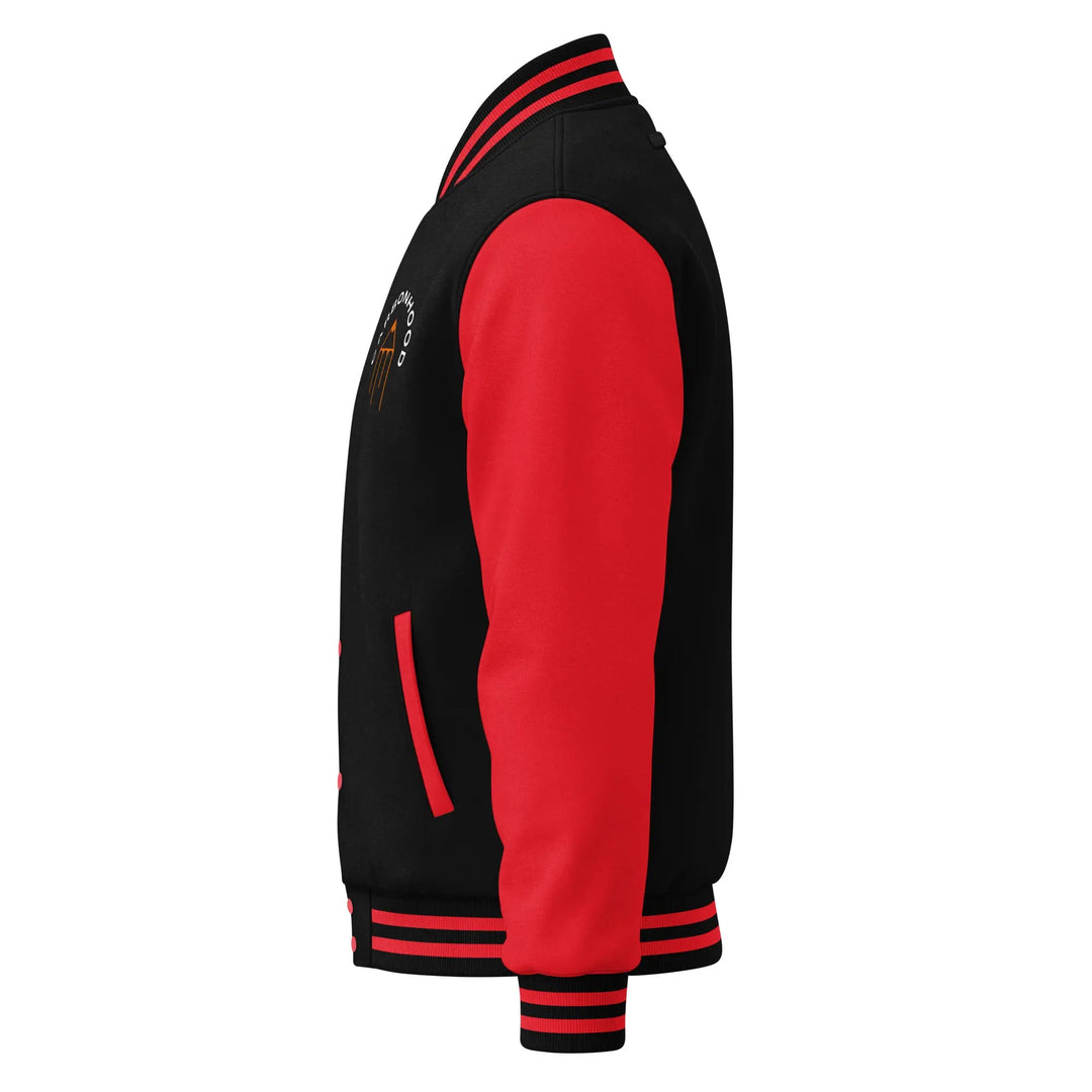 Heavyweight letterman jacket | Carbon Hood GeorgeKenny Design