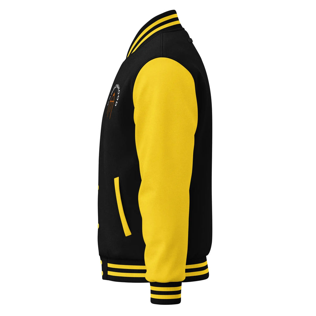 Heavyweight letterman jacket | Carbon Hood GeorgeKenny Design