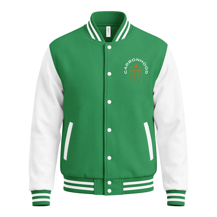Heavyweight letterman jacket | Carbon Hood GeorgeKenny Design