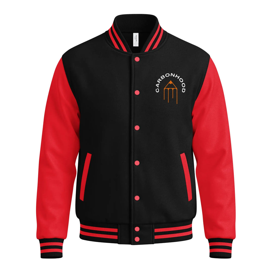 Heavyweight letterman jacket | Carbon Hood GeorgeKenny Design