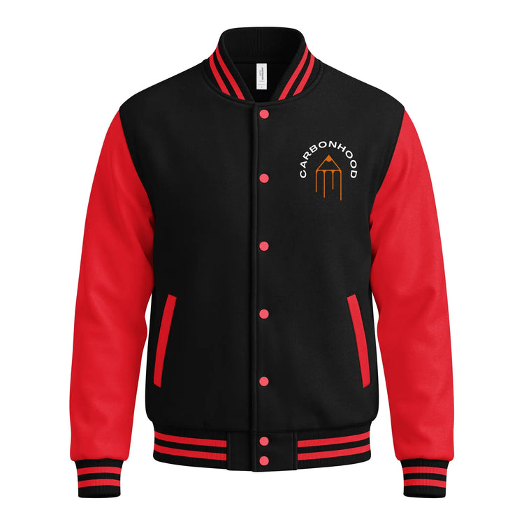 Heavyweight letterman jacket | Carbon Hood GeorgeKenny Design