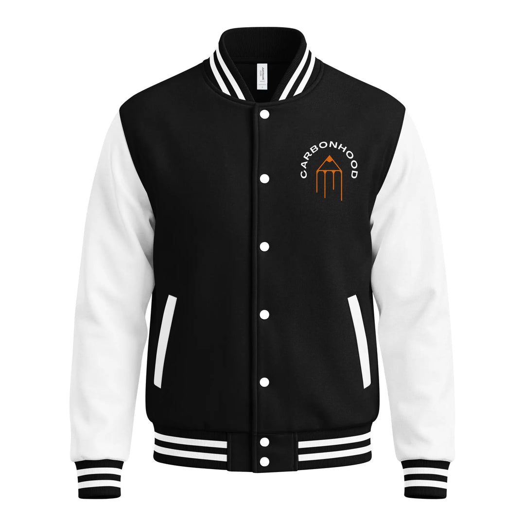 Heavyweight letterman jacket | Carbon Hood GeorgeKenny Design
