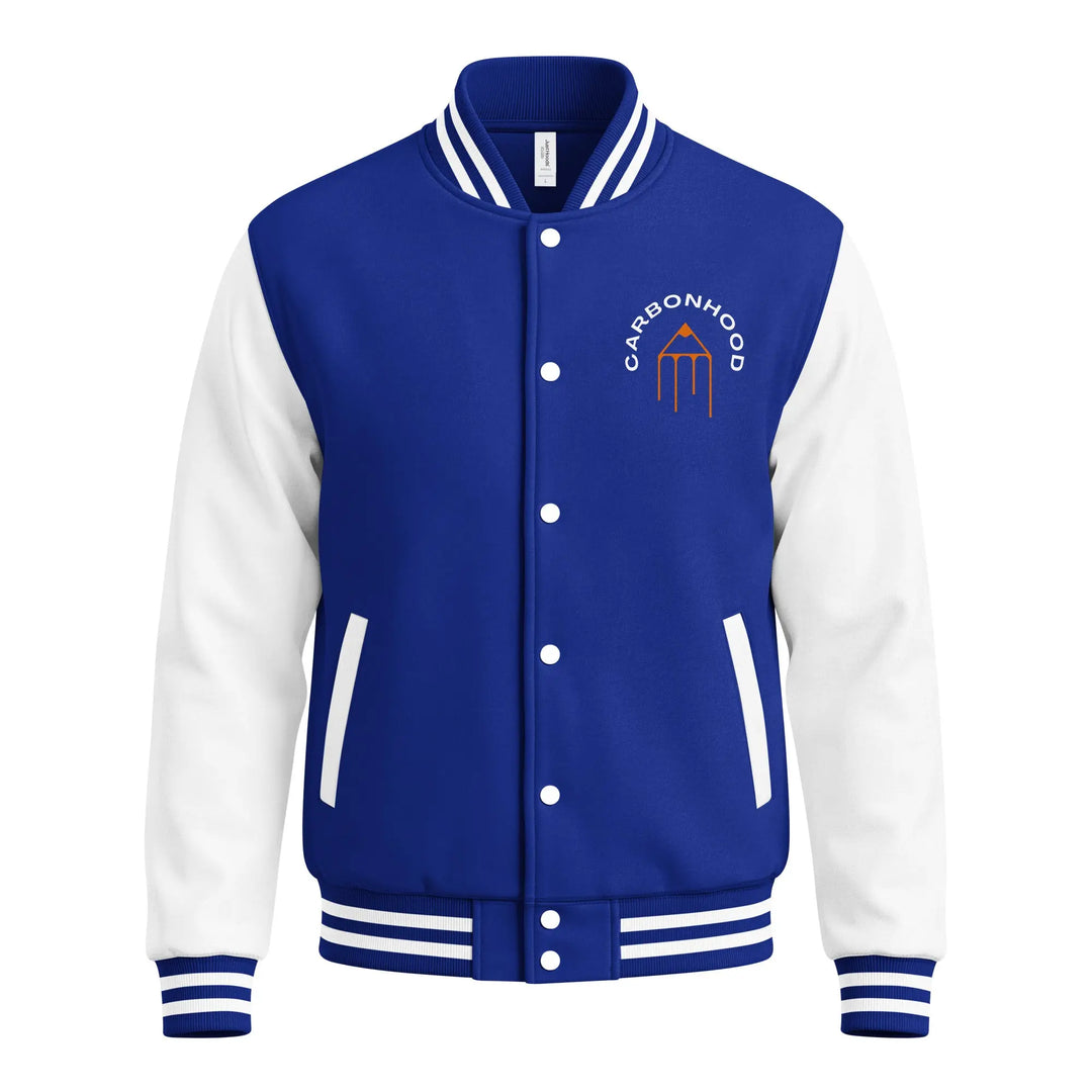 Heavyweight letterman jacket | Carbon Hood GeorgeKenny Design