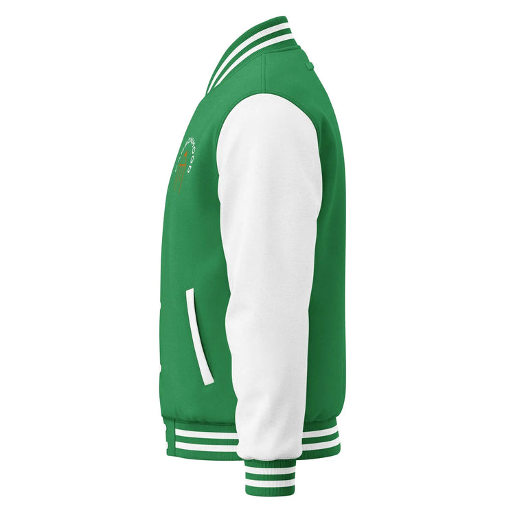 Heavyweight letterman jacket | Carbon Hood GeorgeKenny Design