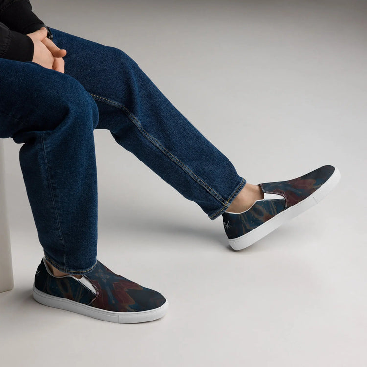 Mens slip-on canvas shoes GeorgeKenny Design