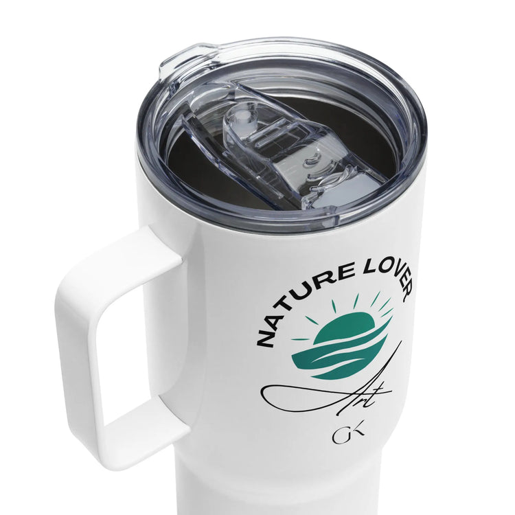 Nature Lover | Travel mug with a handle GeorgeKenny Design