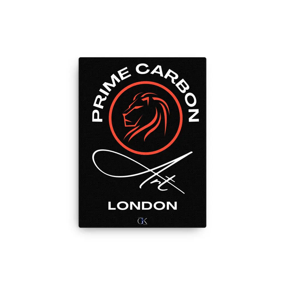 Prime Carbon Black | Thin canvas | Climate Action Eco-Art GeorgeKenny Design