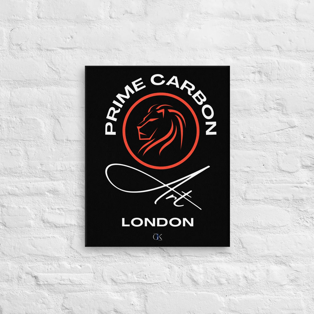 Prime Carbon Black | Thin canvas | Climate Action Eco-Art GeorgeKenny Design