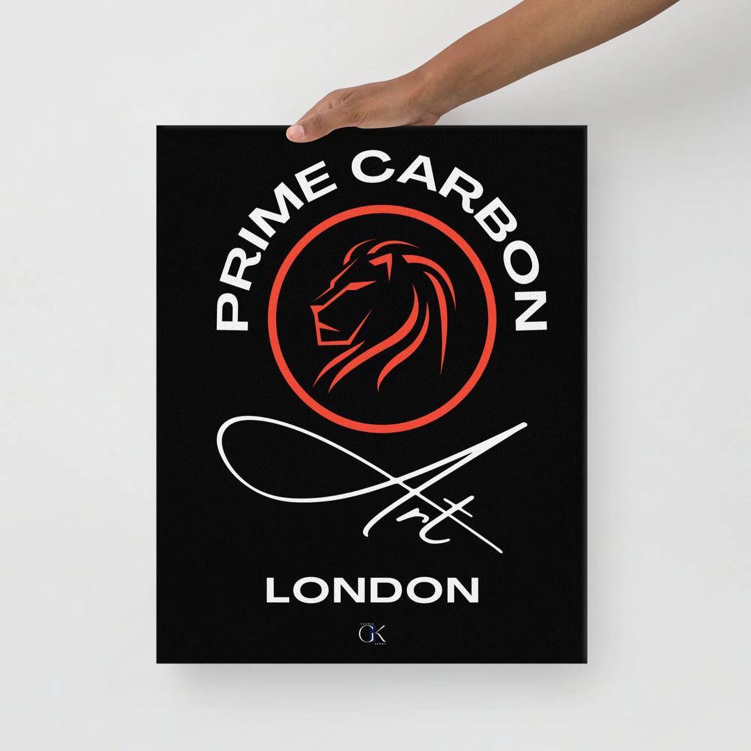 Prime Carbon Black | Thin canvas | Climate Action Eco-Art GeorgeKenny Design