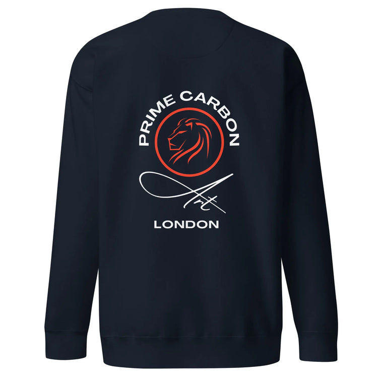 Rib Collar Premium Sweatshirt | Prime Carbon GeorgeKenny Design