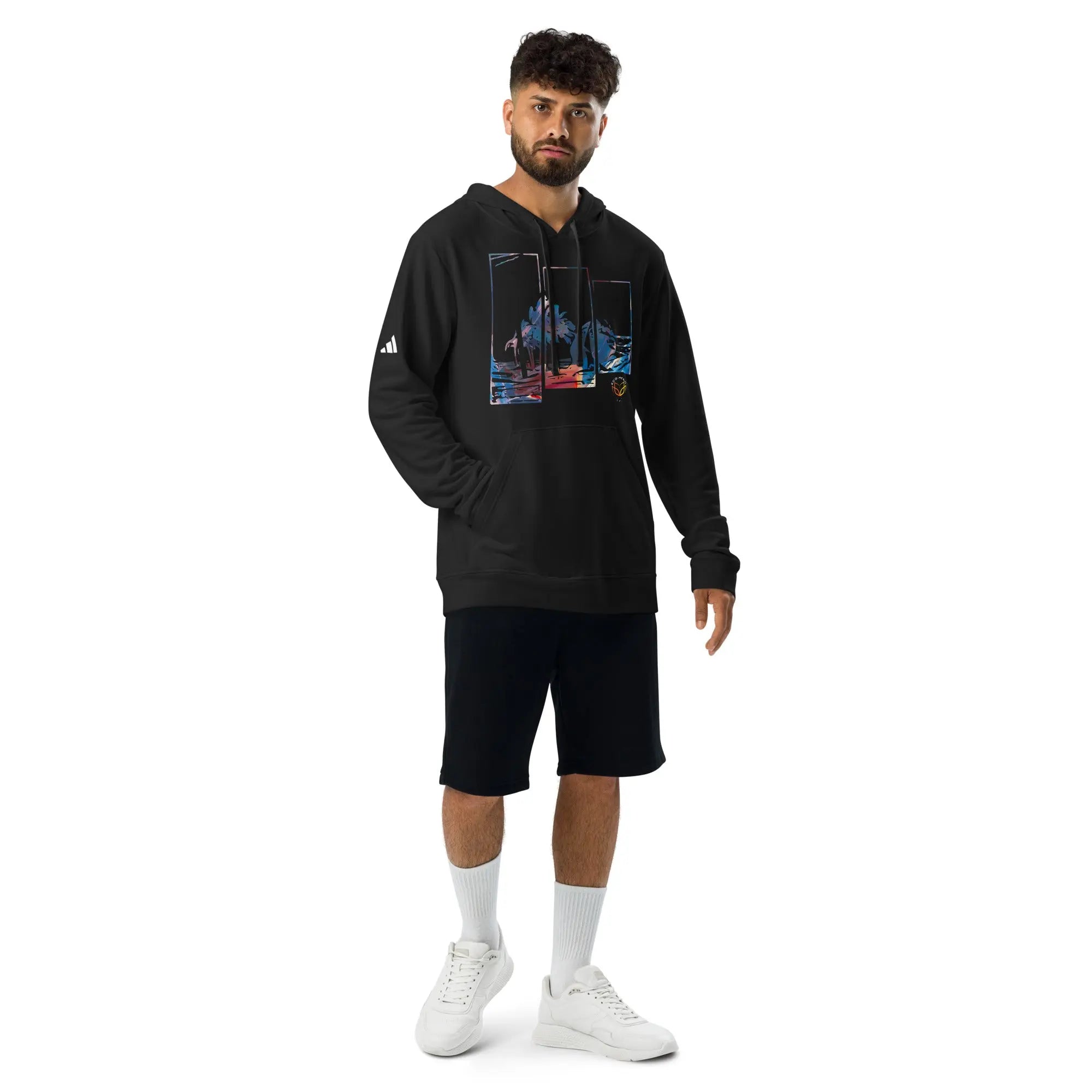 adidas fleece hoodie | Eco Hero Sphinx GeorgeKenny Design