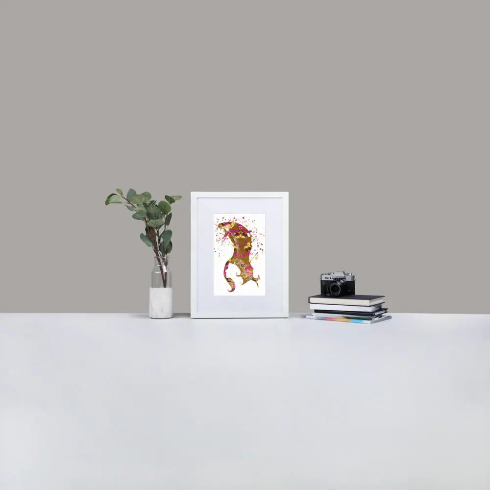 Inner Animal Essence - Fierce Hood - Framed Print with Mat - BP6 - GeorgeKenny Design