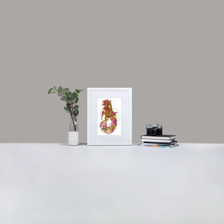 Inner Animal Essence - Fun-Loving  - Framed Print with Mat - BP6 - GeorgeKenny Design